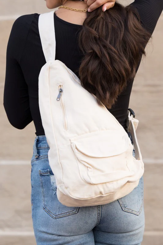 Oversized Canvas Sling - Image 8
