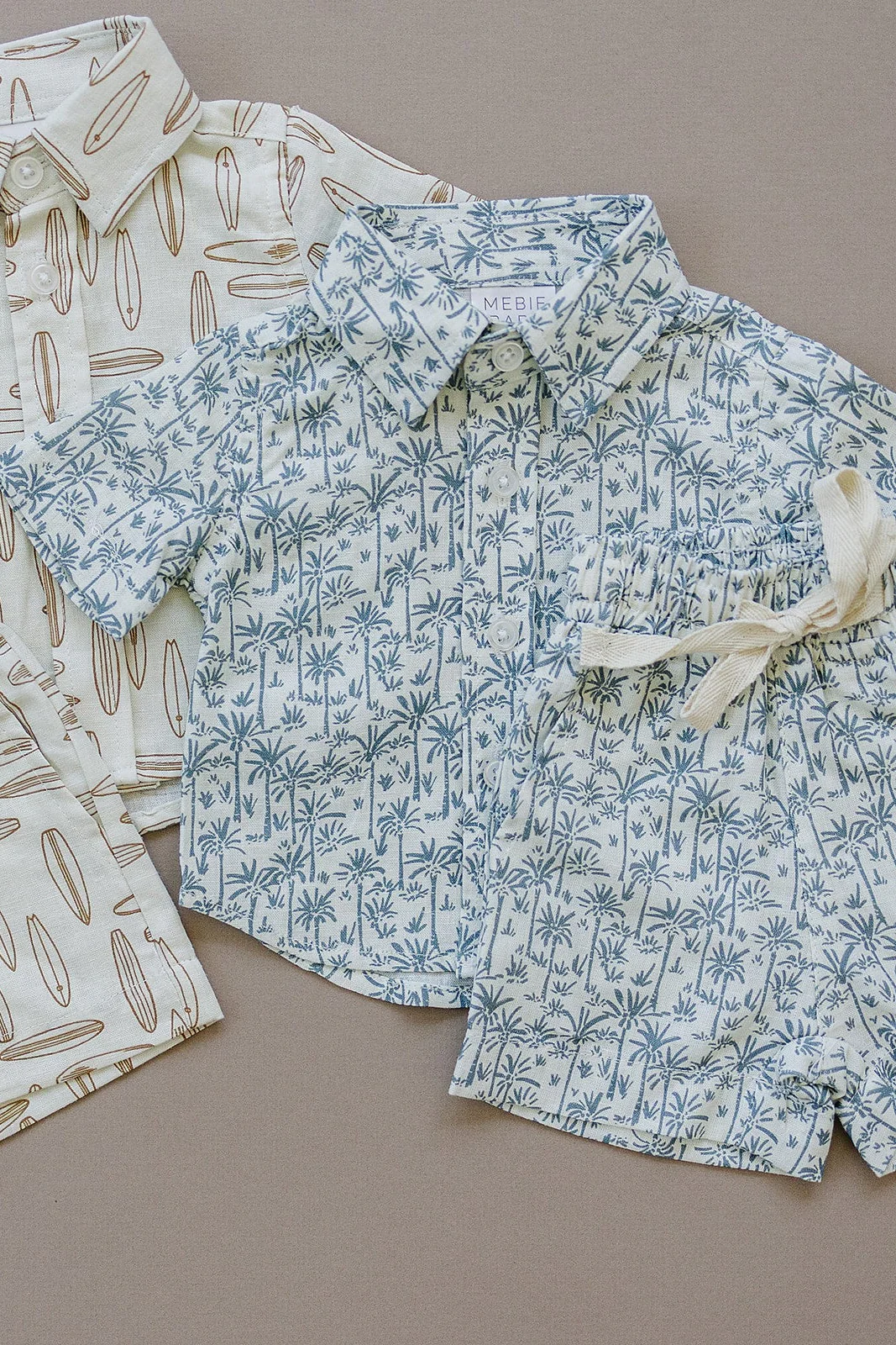Palm Tree Linen Button Up Shirt - Image 3