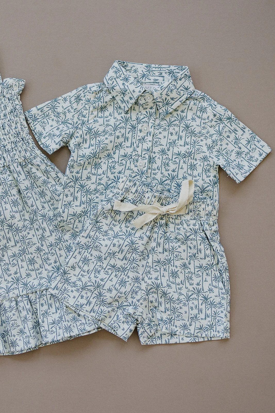 Palm Tree Linen Button Up Shirt - Image 4