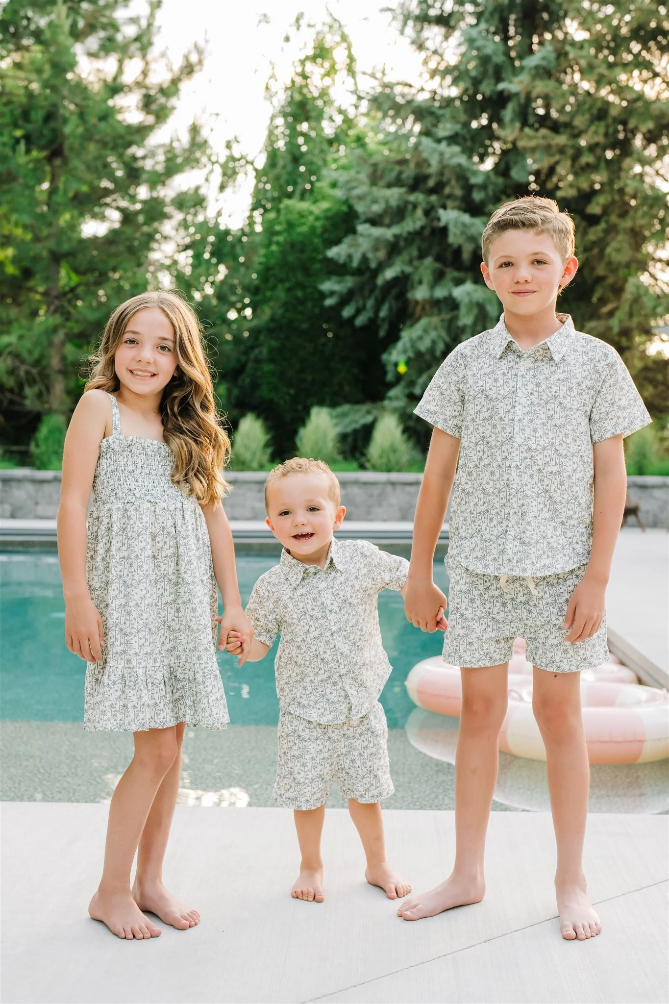 Palm Tree Linen Dress - Image 4