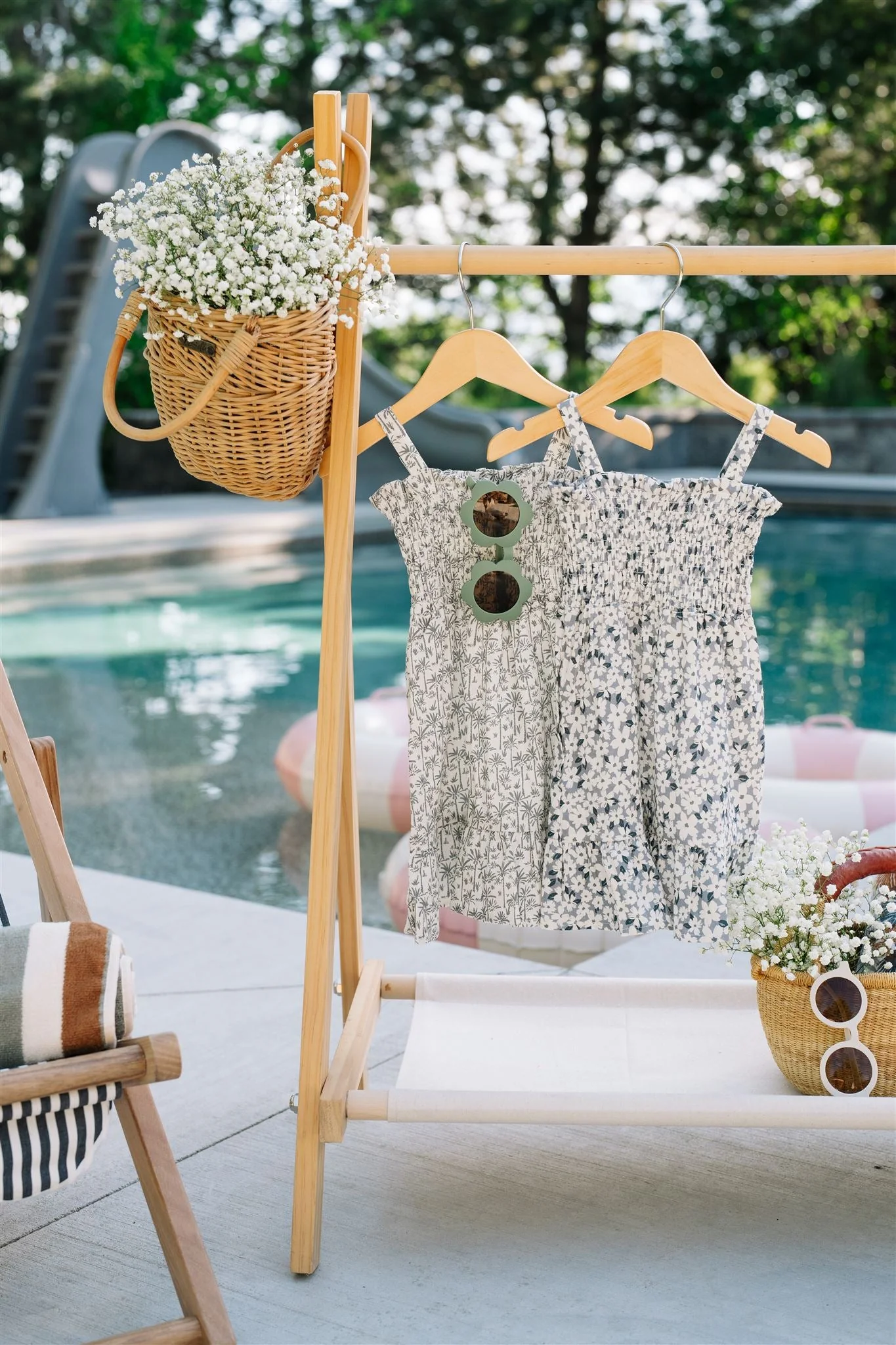 Palm Tree Linen Dress - Image 7