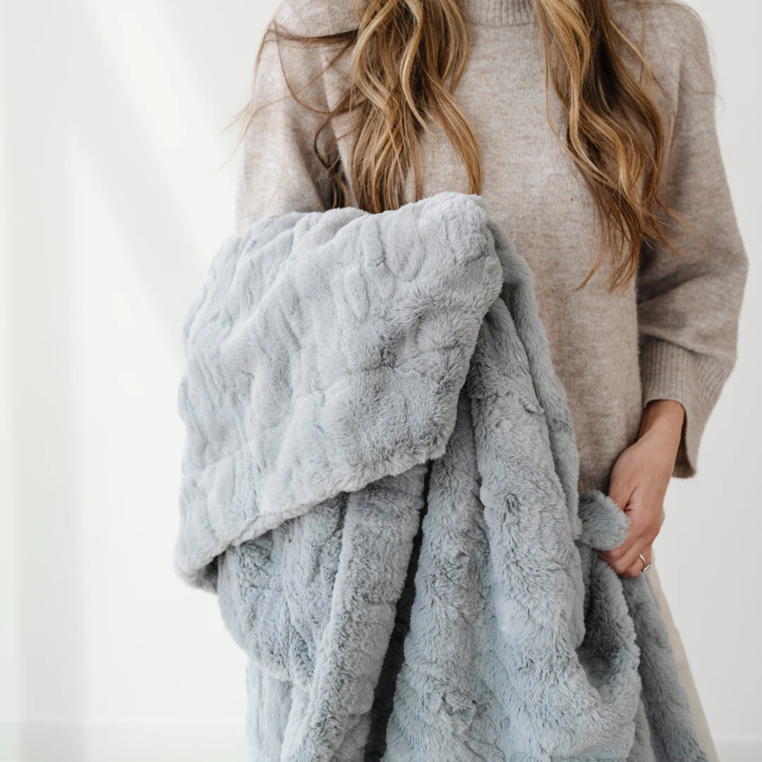 PATTERNED FAUX FUR XL THROW BLANKETS - Image 12