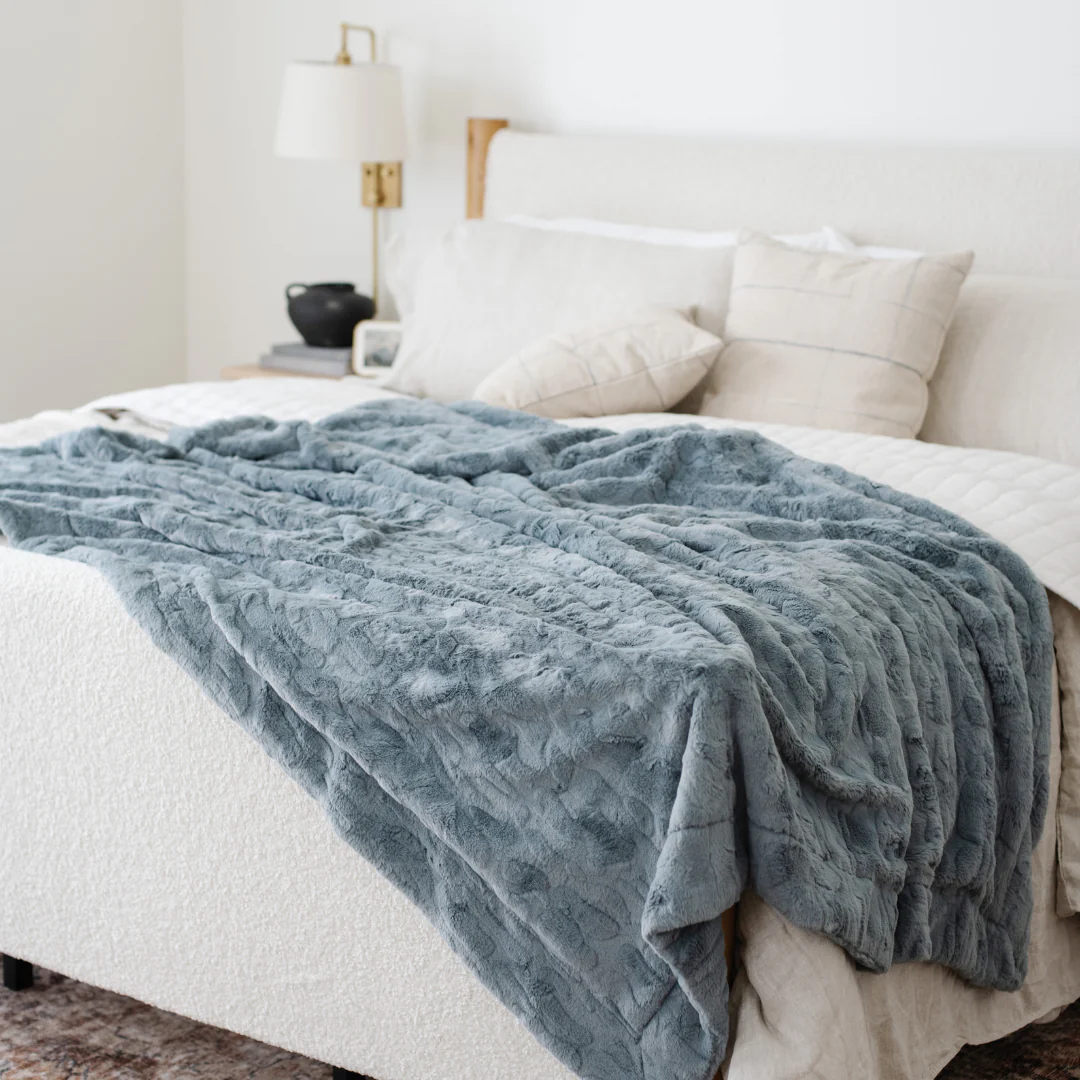 PATTERNED FAUX FUR XL THROW BLANKETS - Image 46