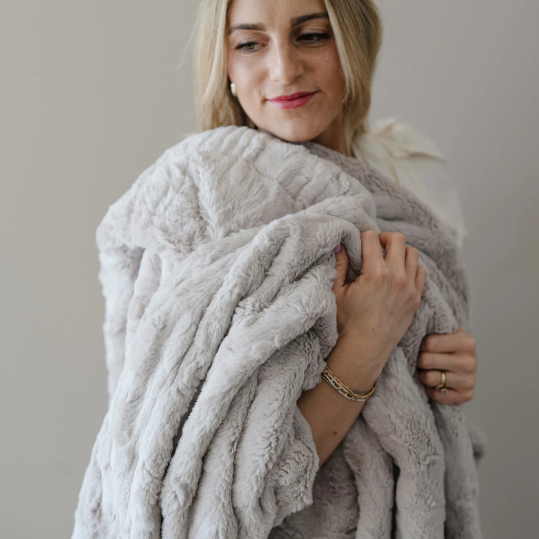 PATTERNED FAUX FUR XL THROW BLANKETS - Image 6