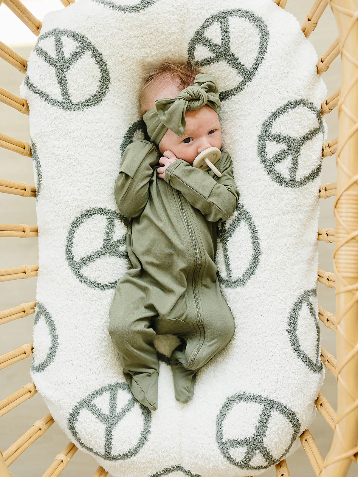 Peace Plush Blanket - Image 4