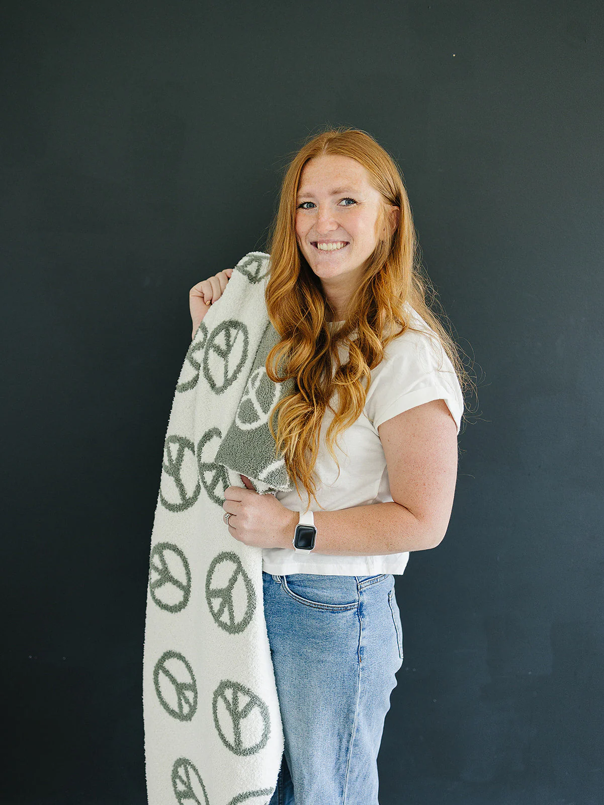 Peace Plush Blanket - Image 5
