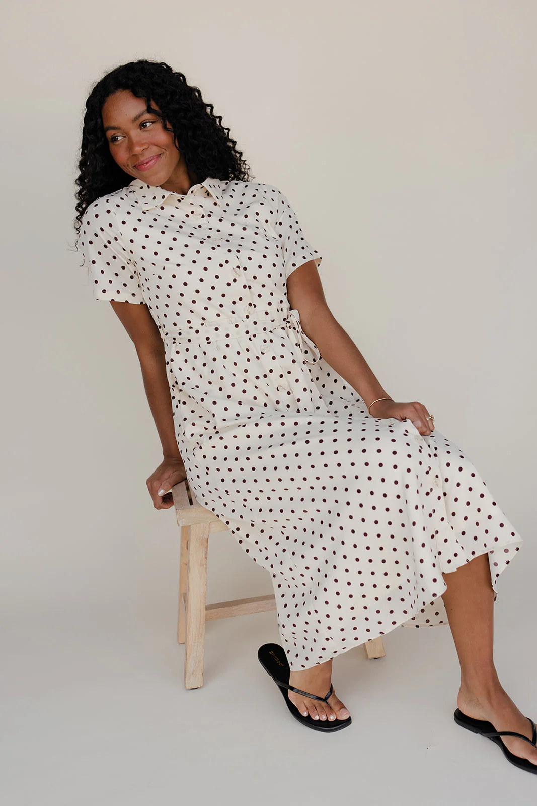 Penny Lane Dot Dress - Image 7