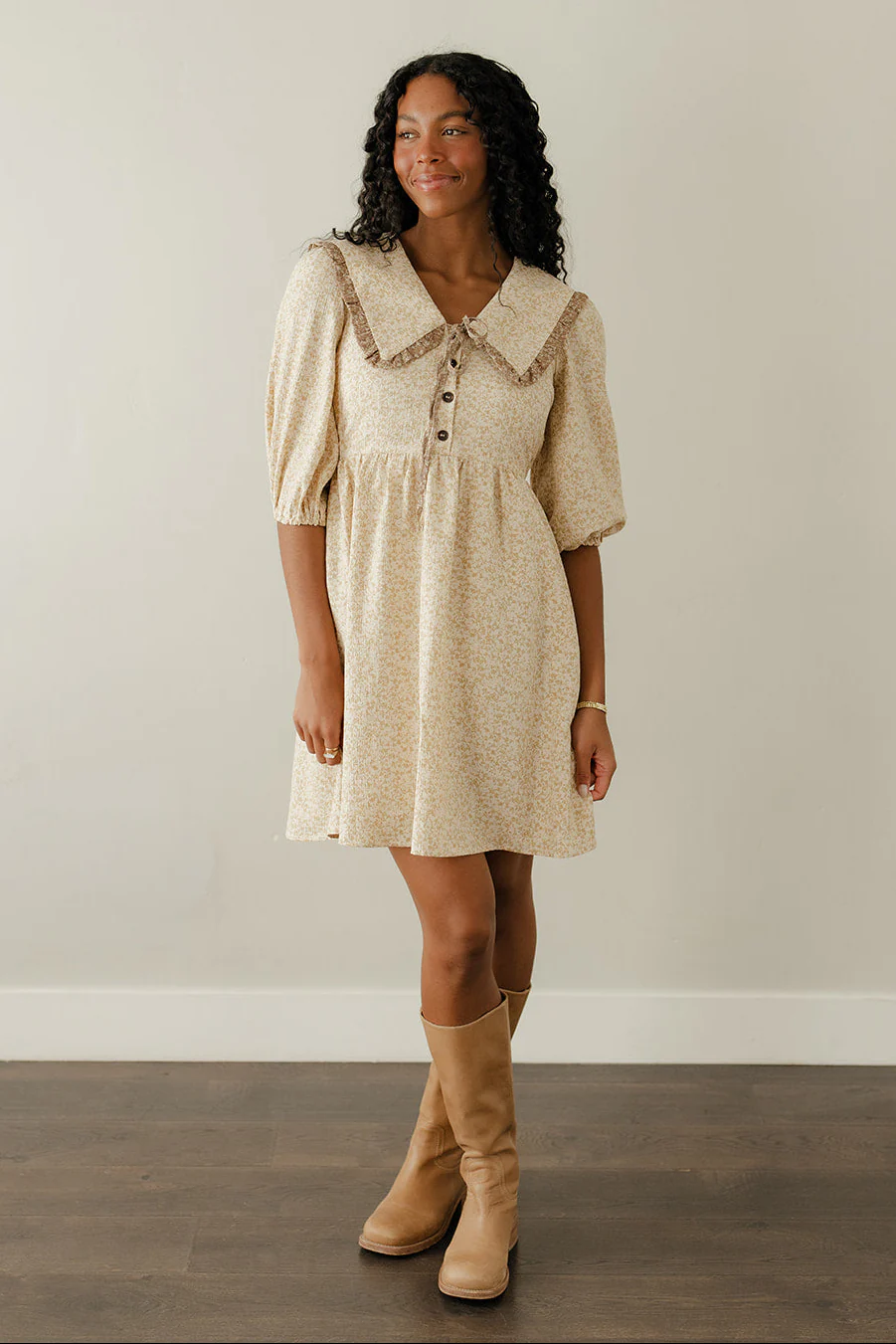 Petal Postcard Floral Dress