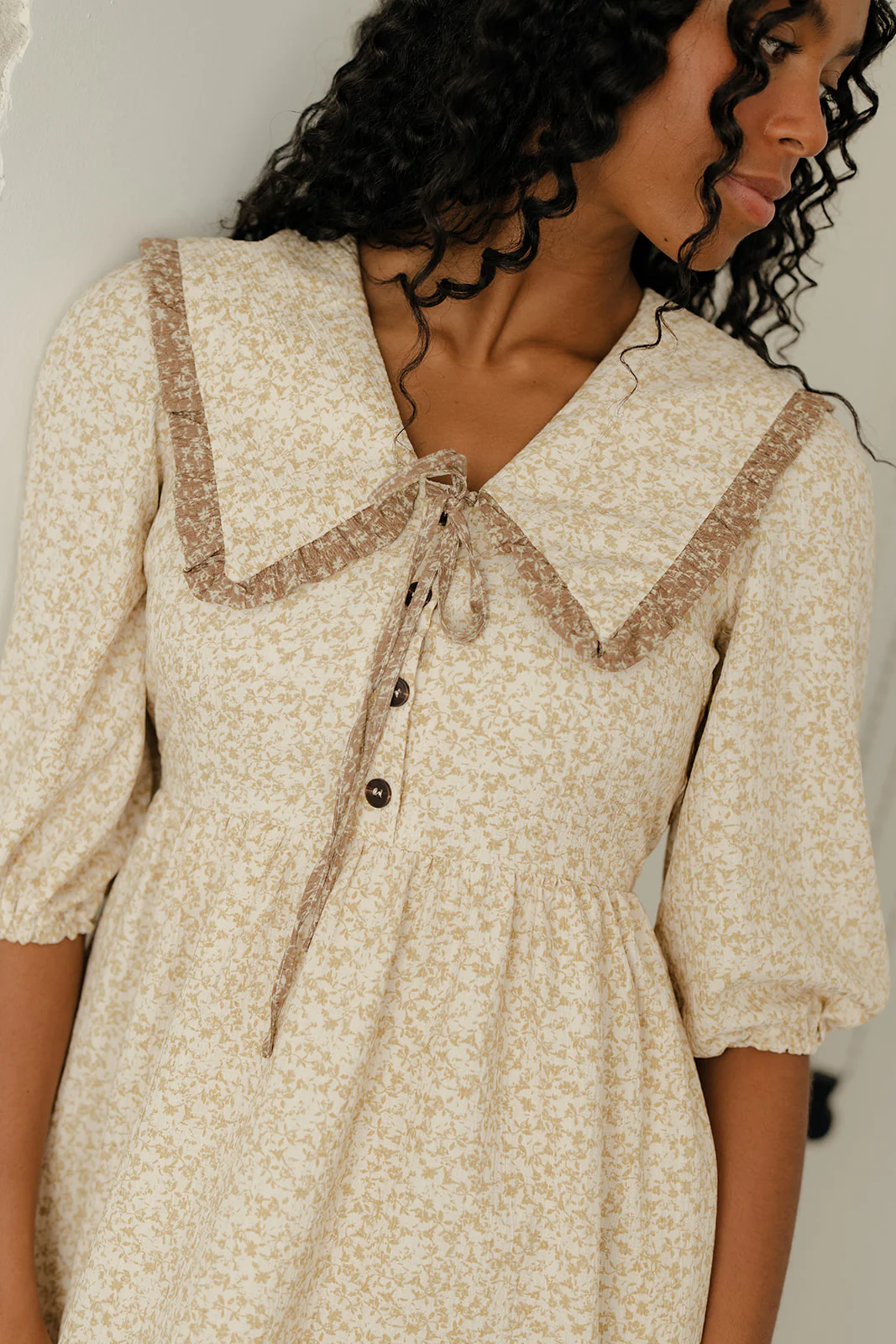 Petal Postcard Floral Dress - Image 6