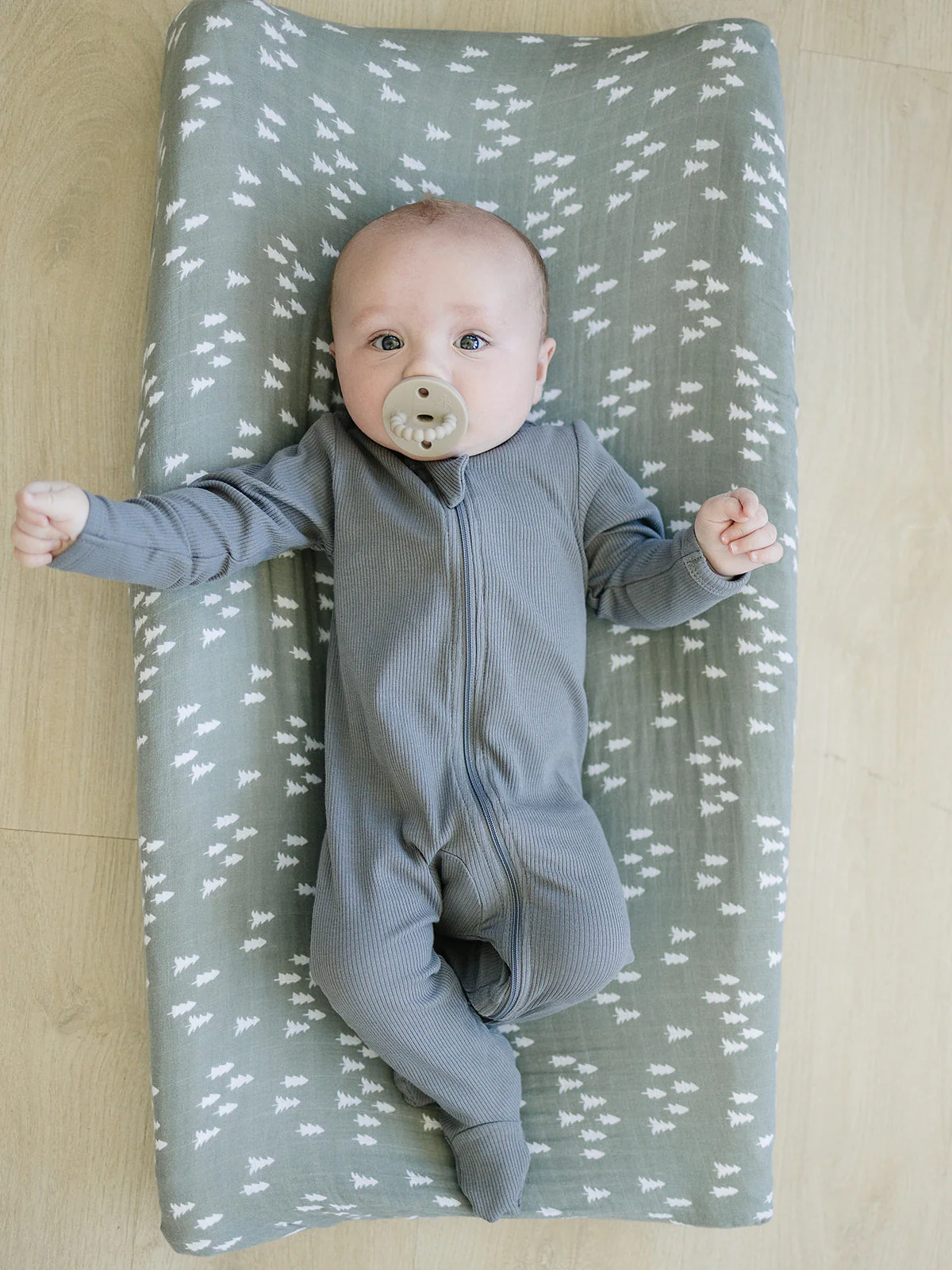 Pines Muslin Changing Pad Cover - Image 3