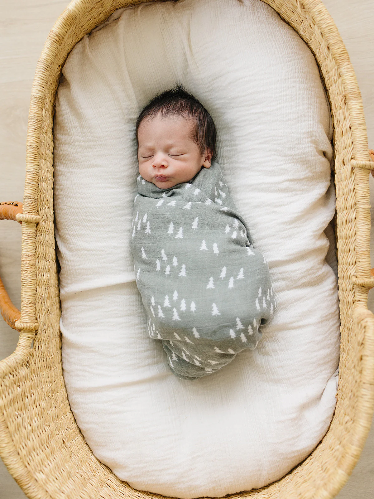 Pines Muslin Swaddle Blanket - Image 3