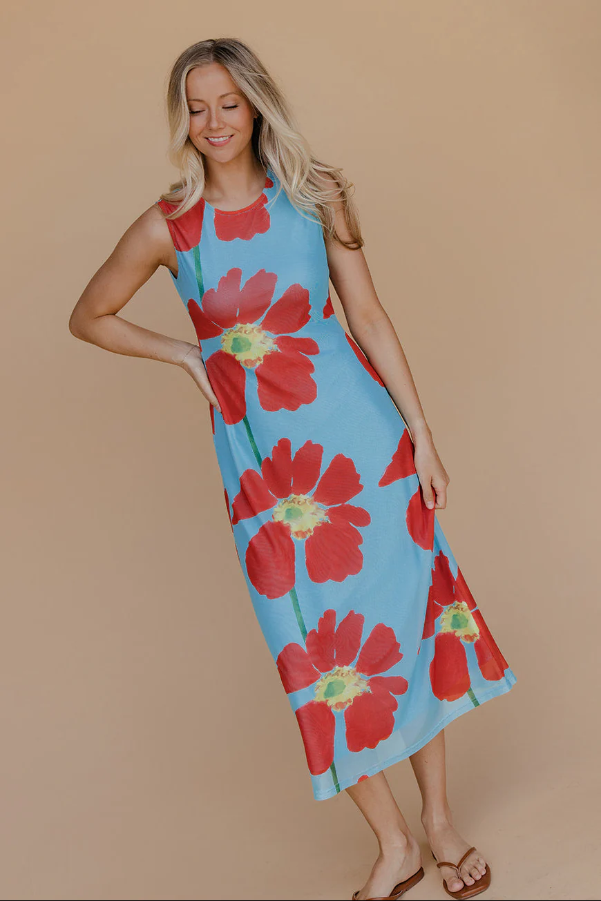 Poppy Sky Midi