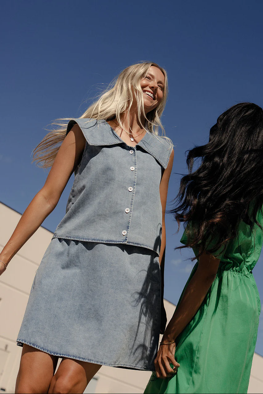 Prairie Denim Skirt