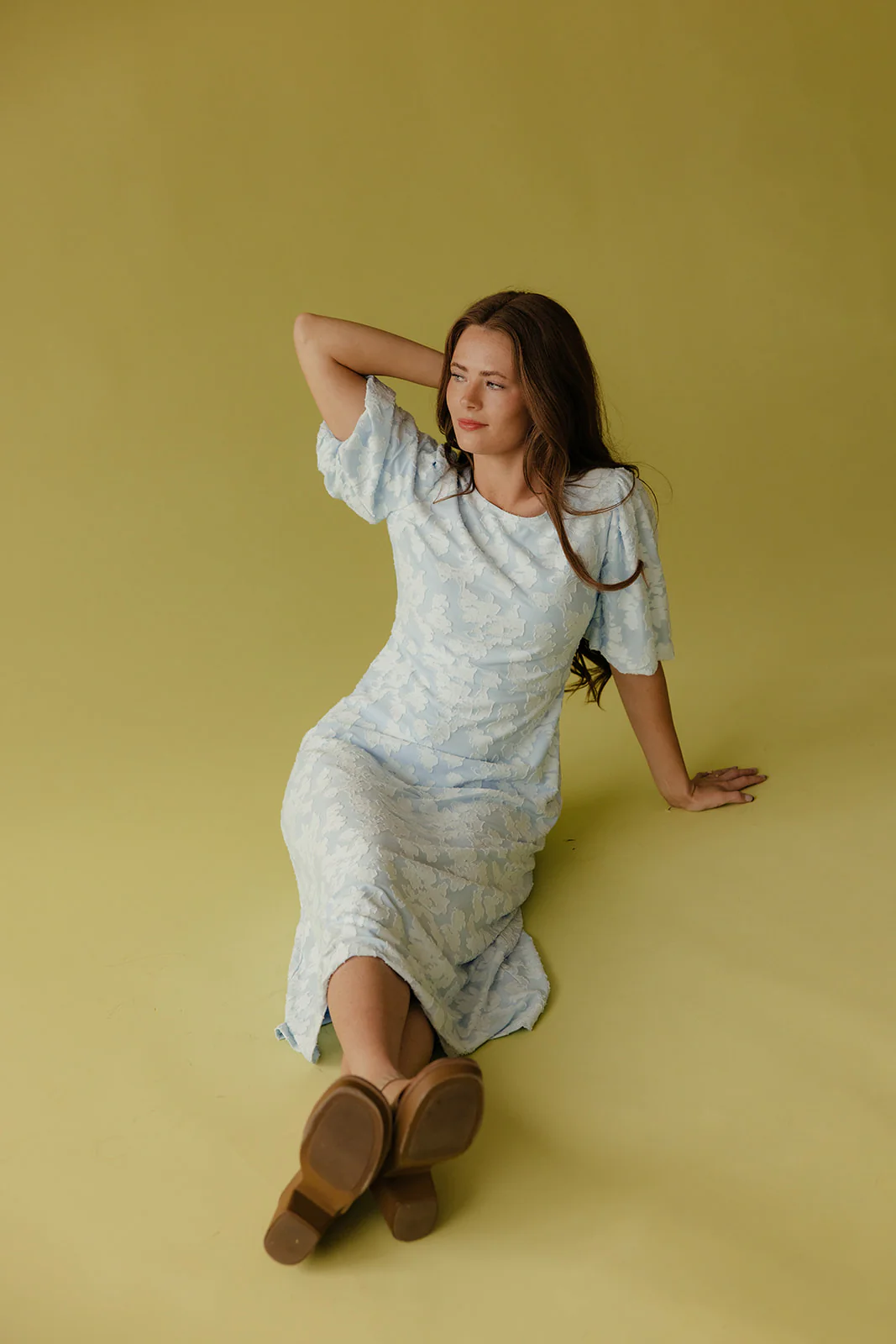 Pressed Petals Floral Embossed Dress - Image 17
