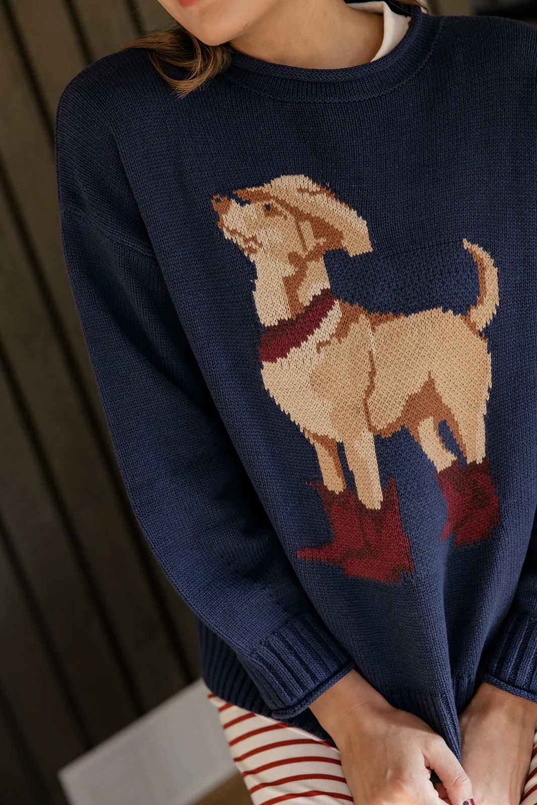 Pup In Boots Sweater - Image 2