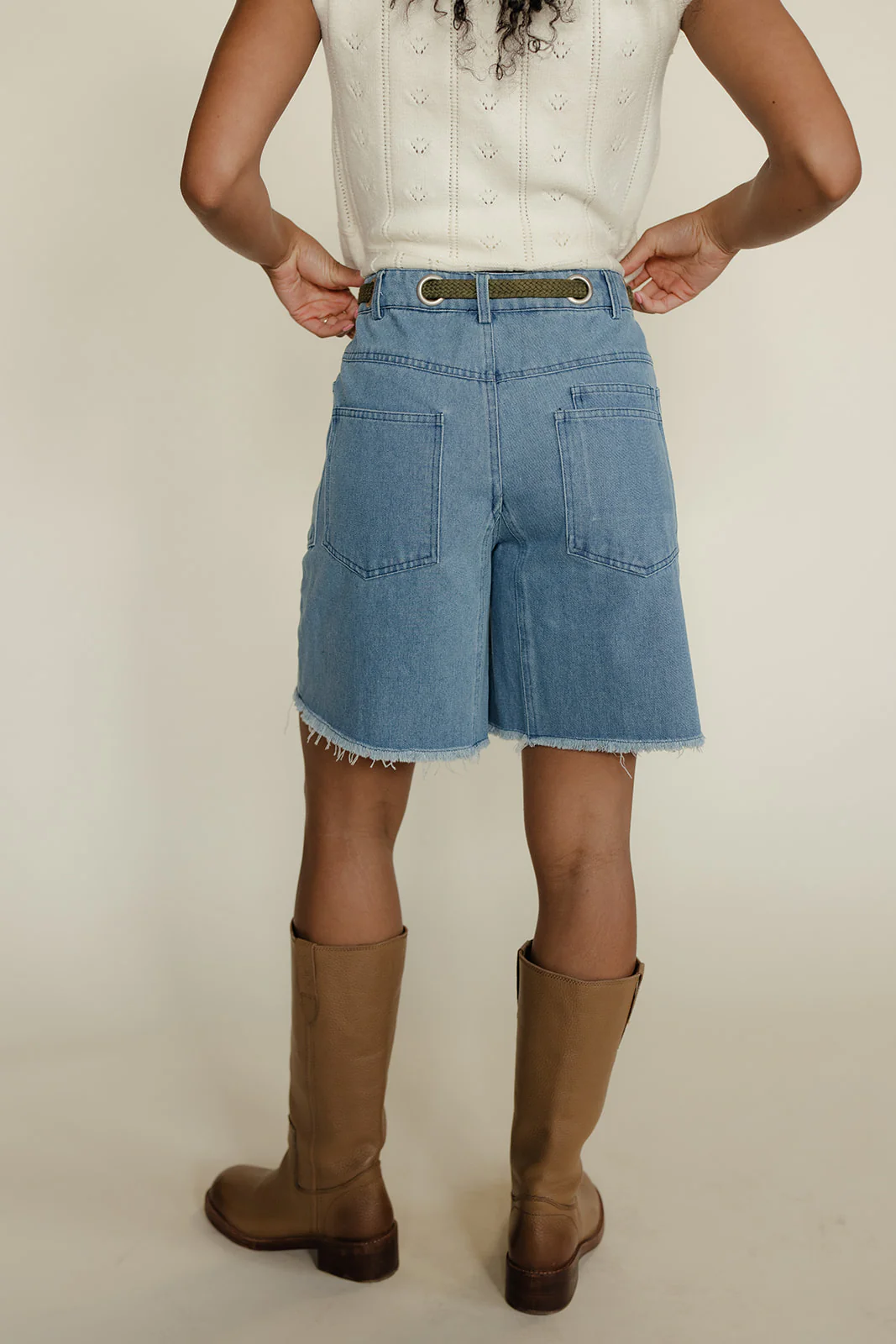 Quiet Classic Denim Shorts - Image 3