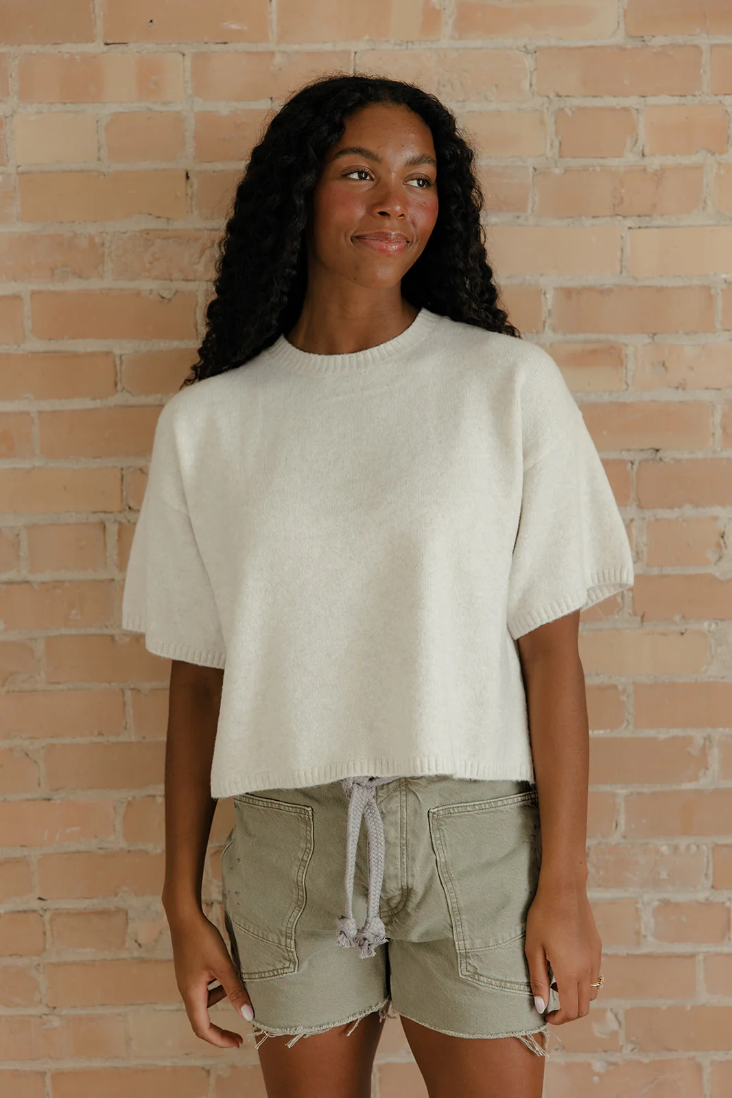 Quiet Morning Short Sleeve Sweater - Image 3