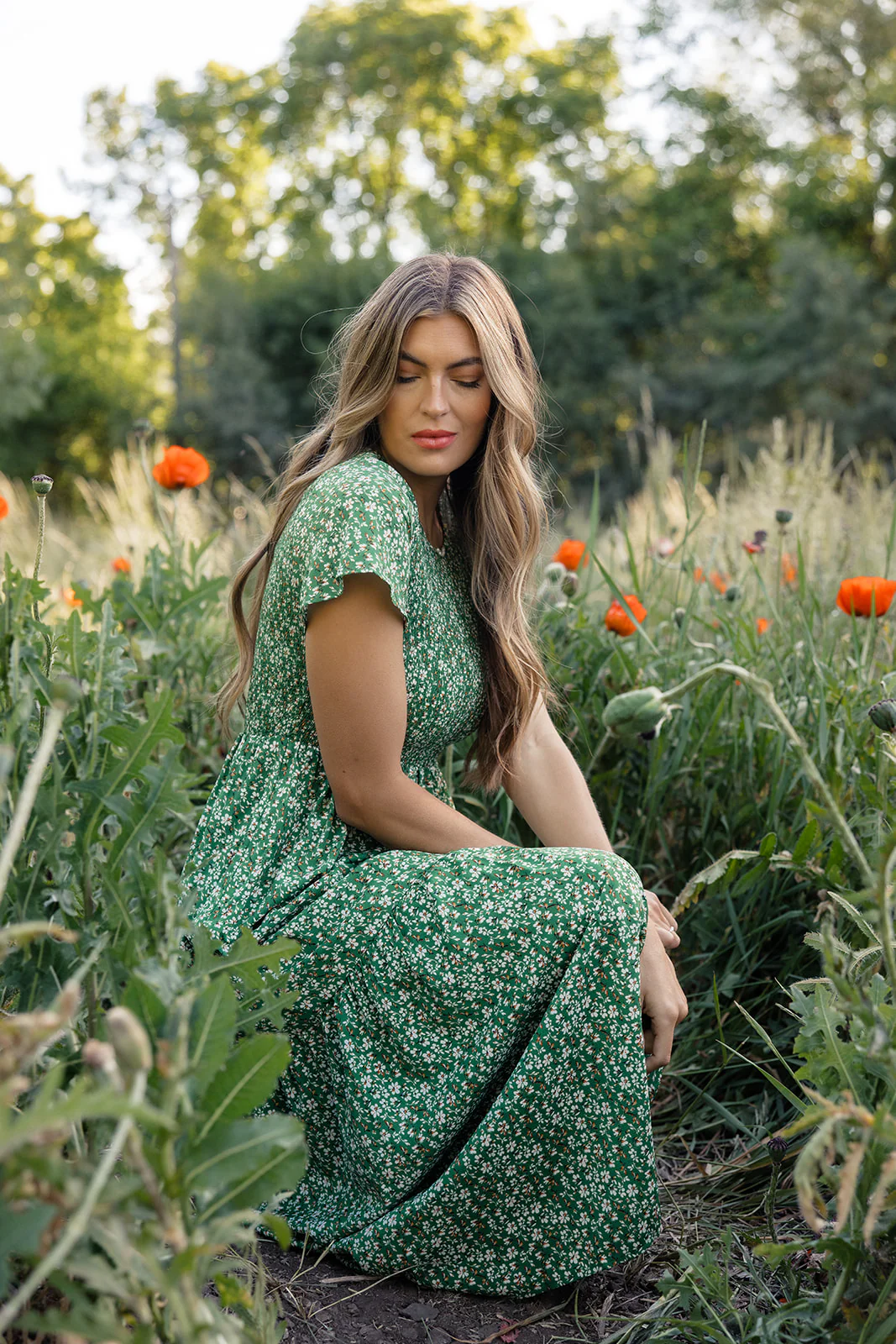Rachelle Smocked Maxi - Image 11