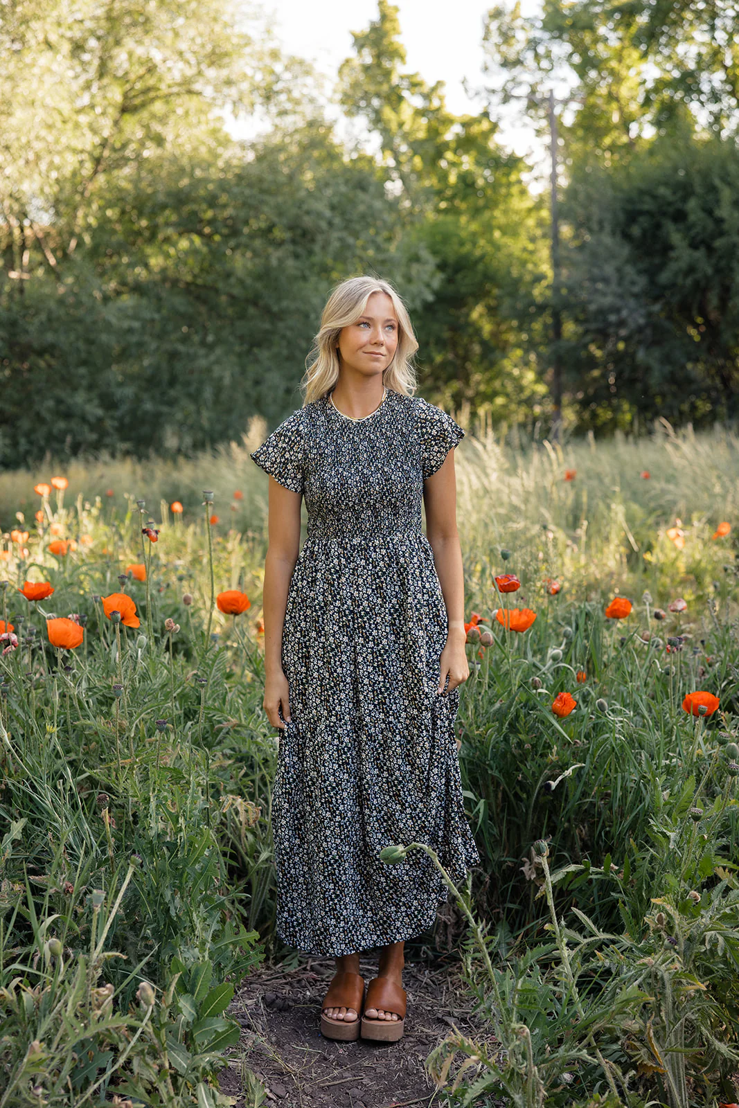 Rachelle Smocked Maxi - Image 3