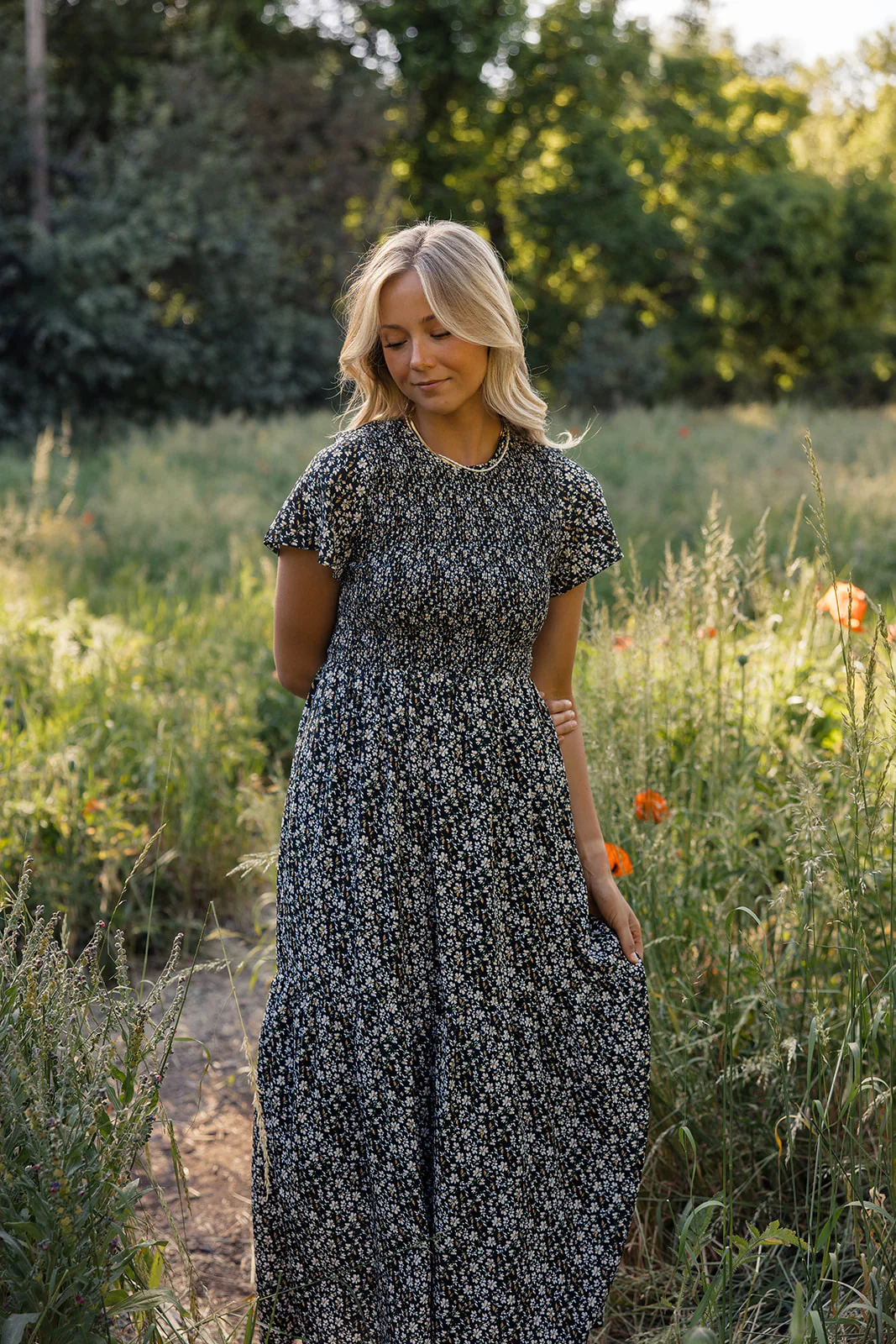 Rachelle Smocked Maxi - Image 5
