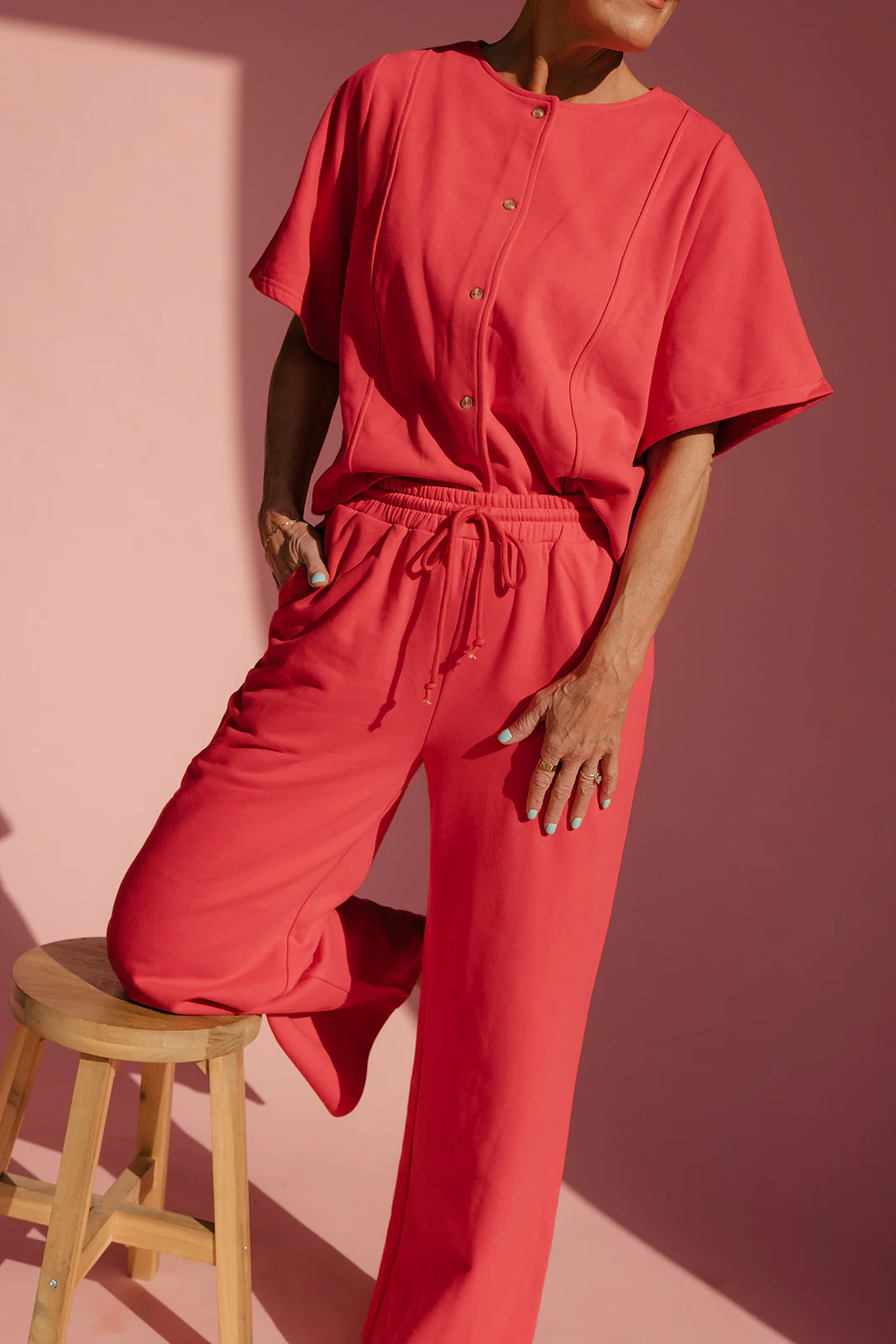 Red Hot Wide Leg Pants - Image 3