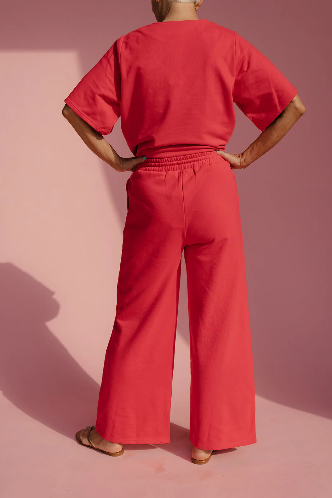 Red Hot Wide Leg Pants - Image 5