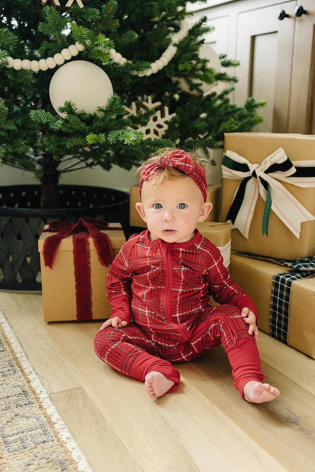 Red Plaid Bamboo Zipper - Image 2