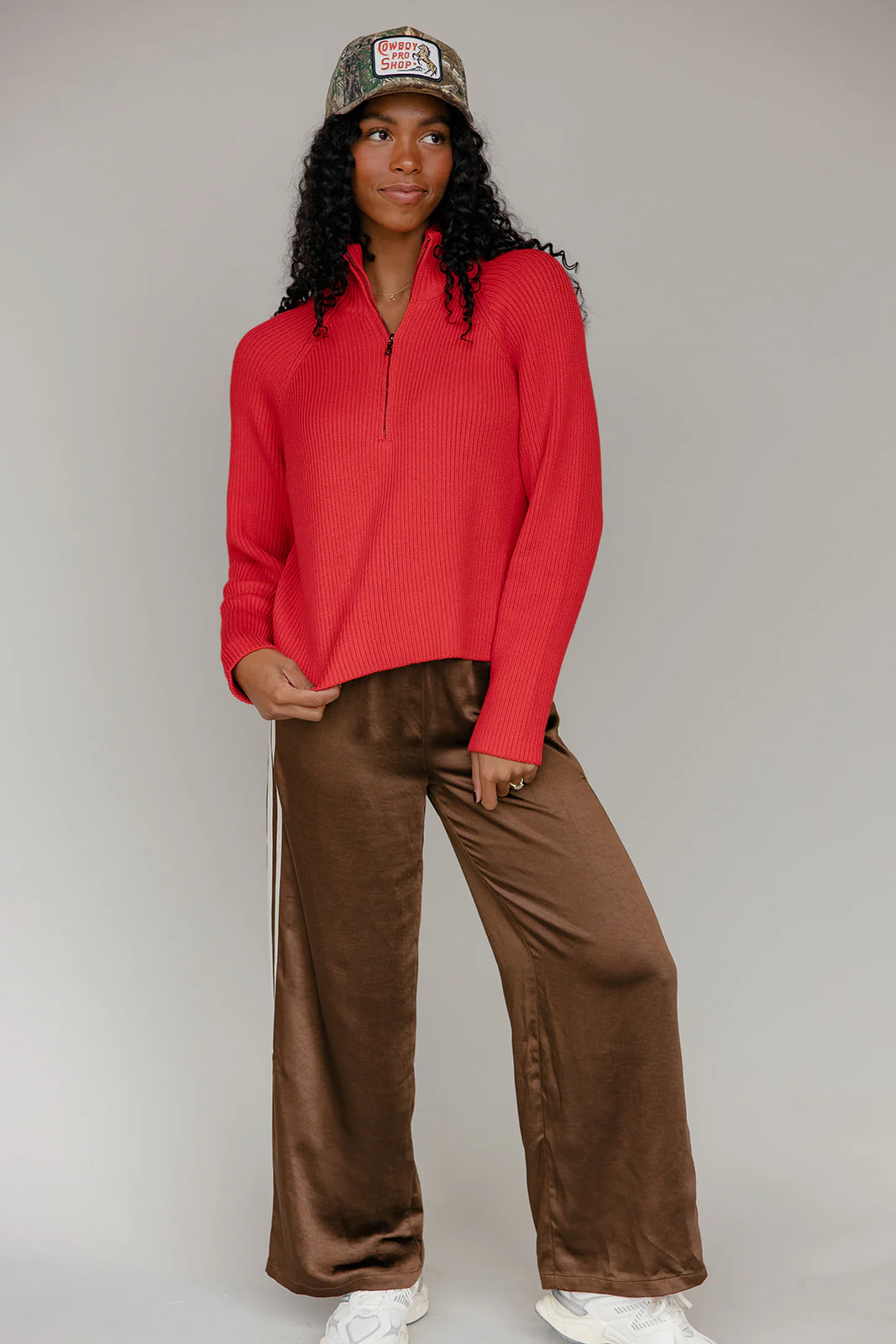 Redline Zip Henley Sweater - Image 6