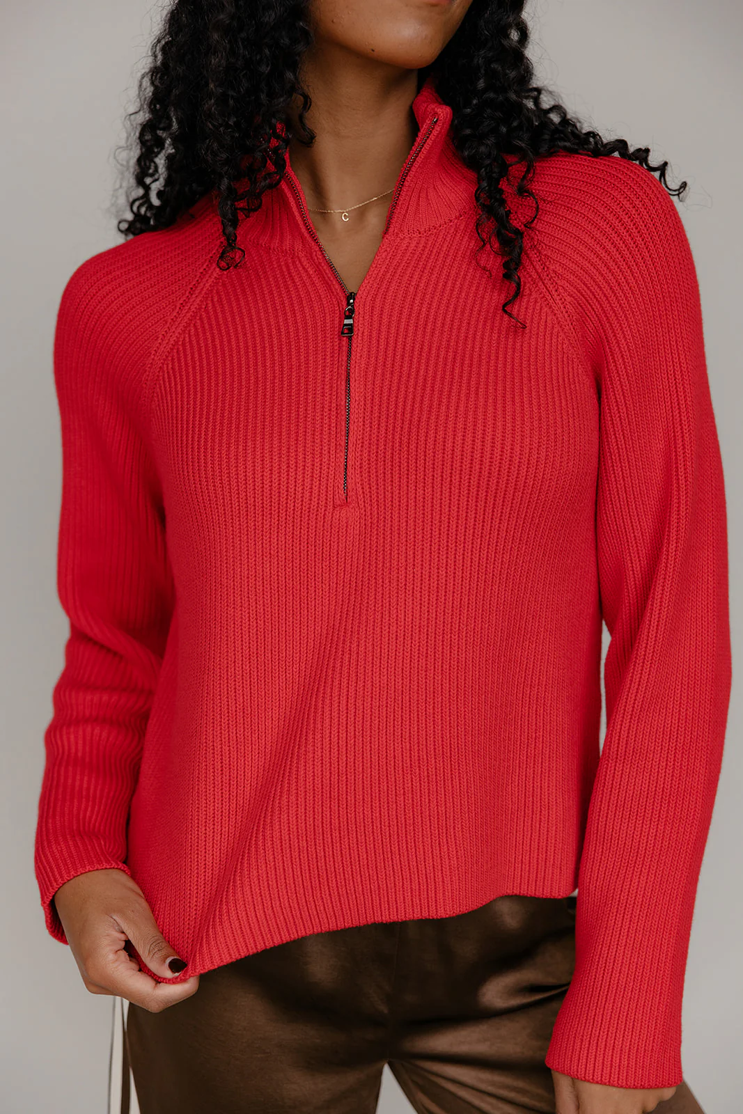 Redline Zip Henley Sweater - Image 7