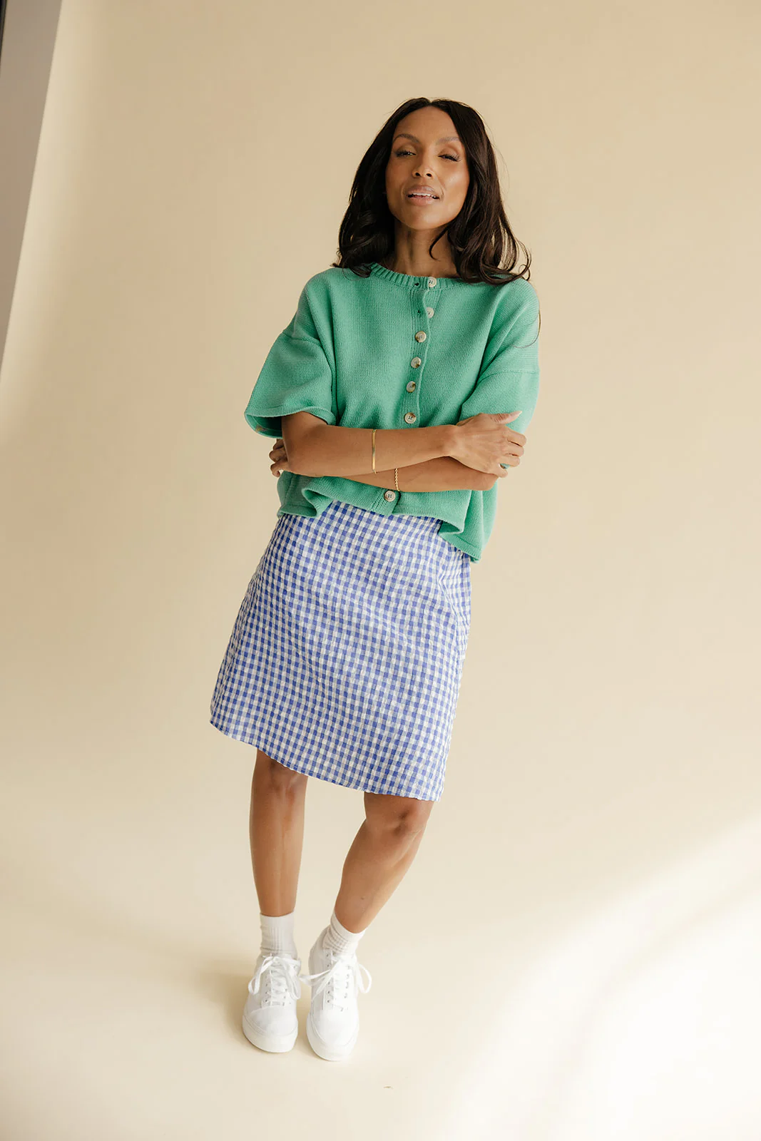 Rodeo Ready Gingham Skirt - Image 9