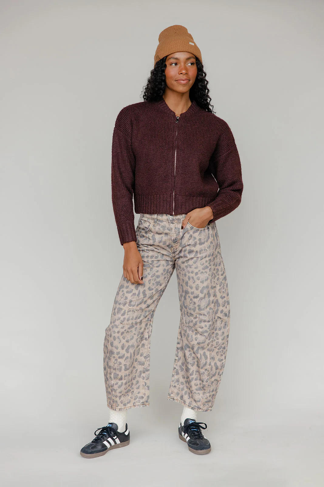 Rosewood Zip Sweater - Image 7