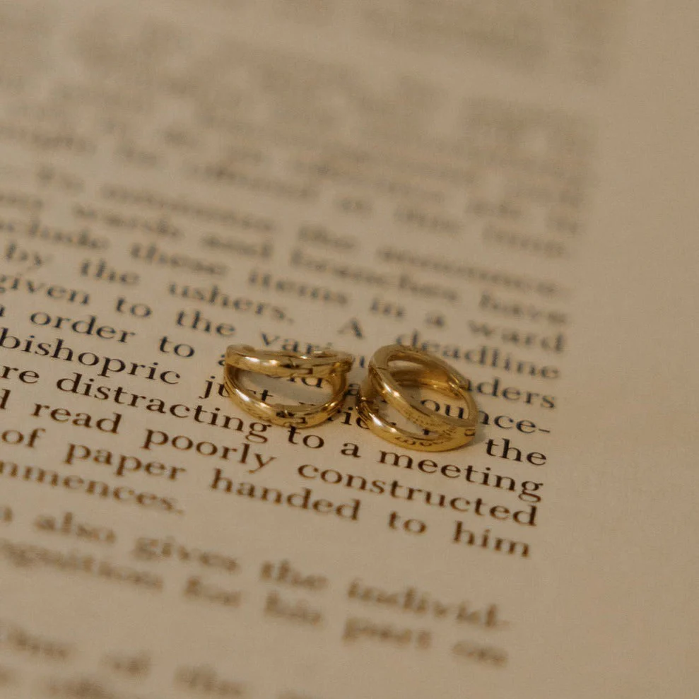 Sadie Double Band Hoops - Image 4