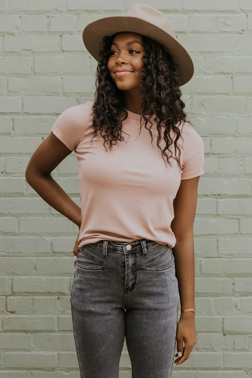 Sadie Solid Tee - Image 31