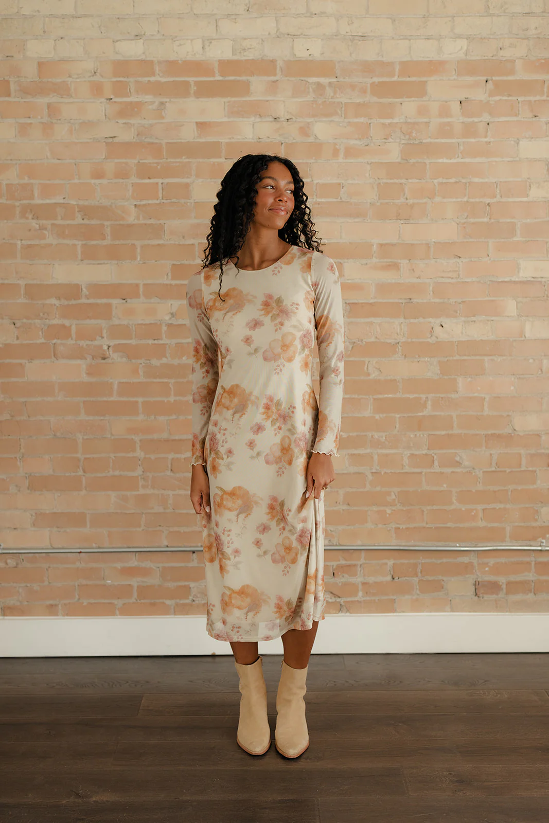 Saffron Garden Maxi Dress - Image 3