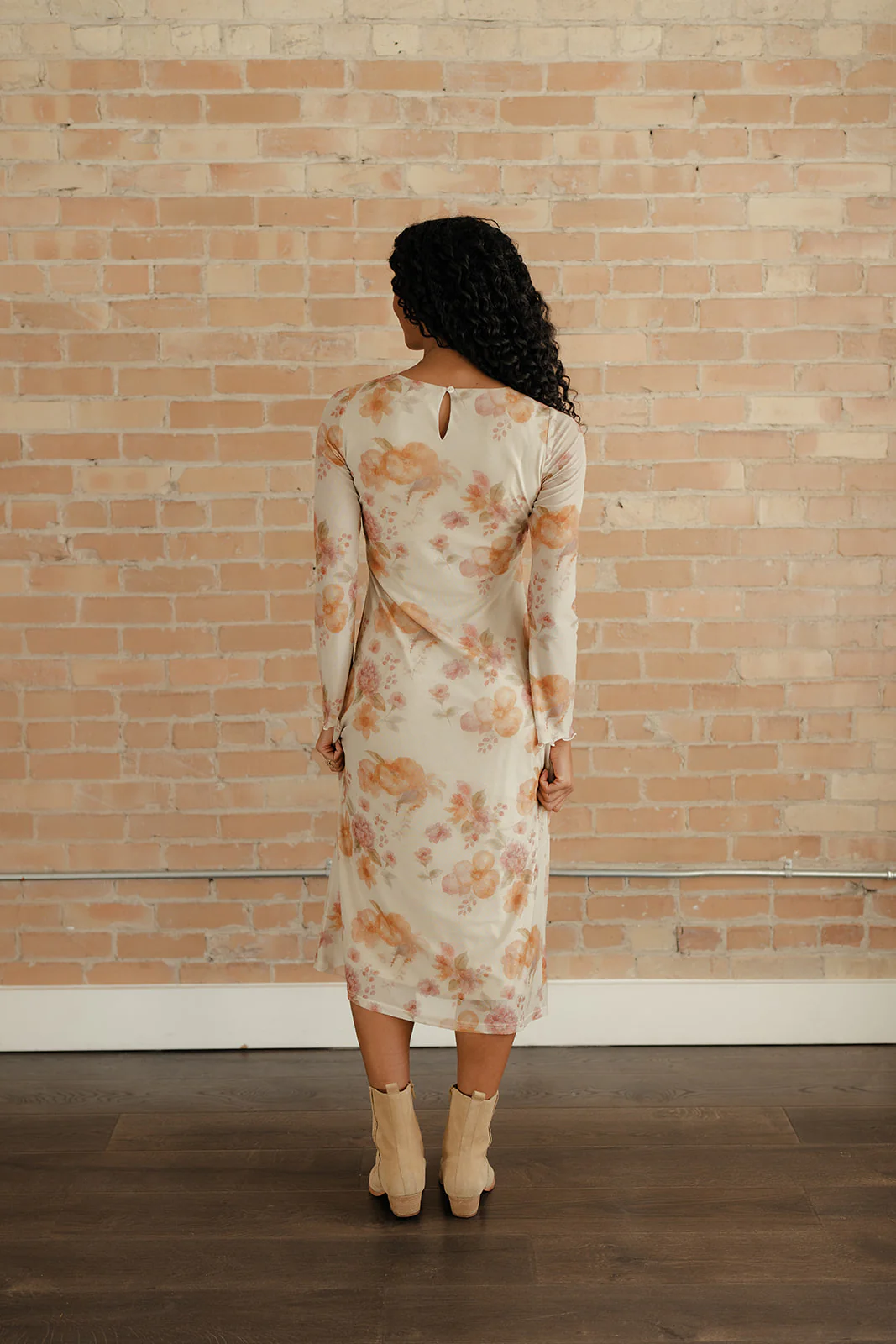 Saffron Garden Maxi Dress - Image 4