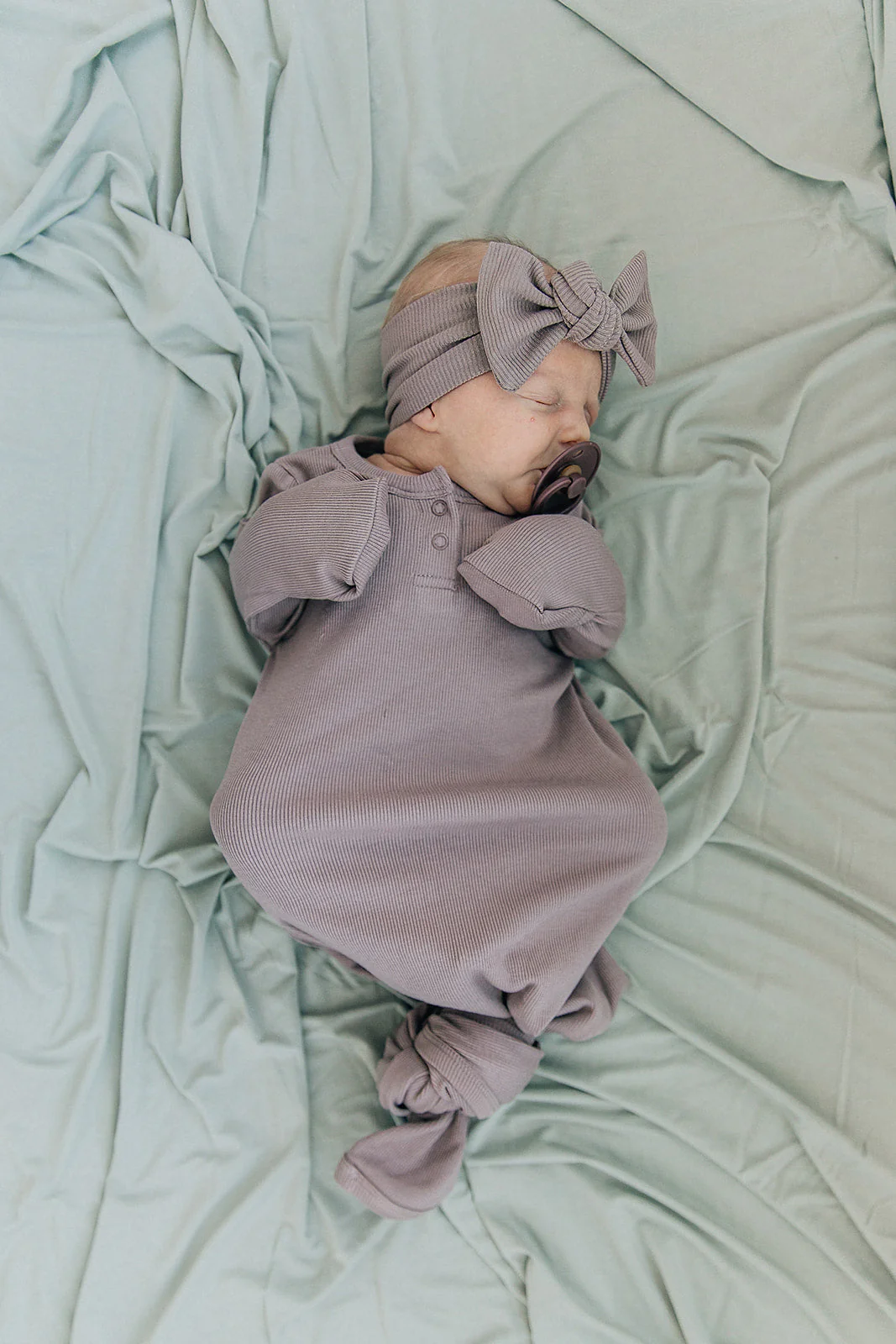 Sage Bamboo Stretch Swaddle - Image 7