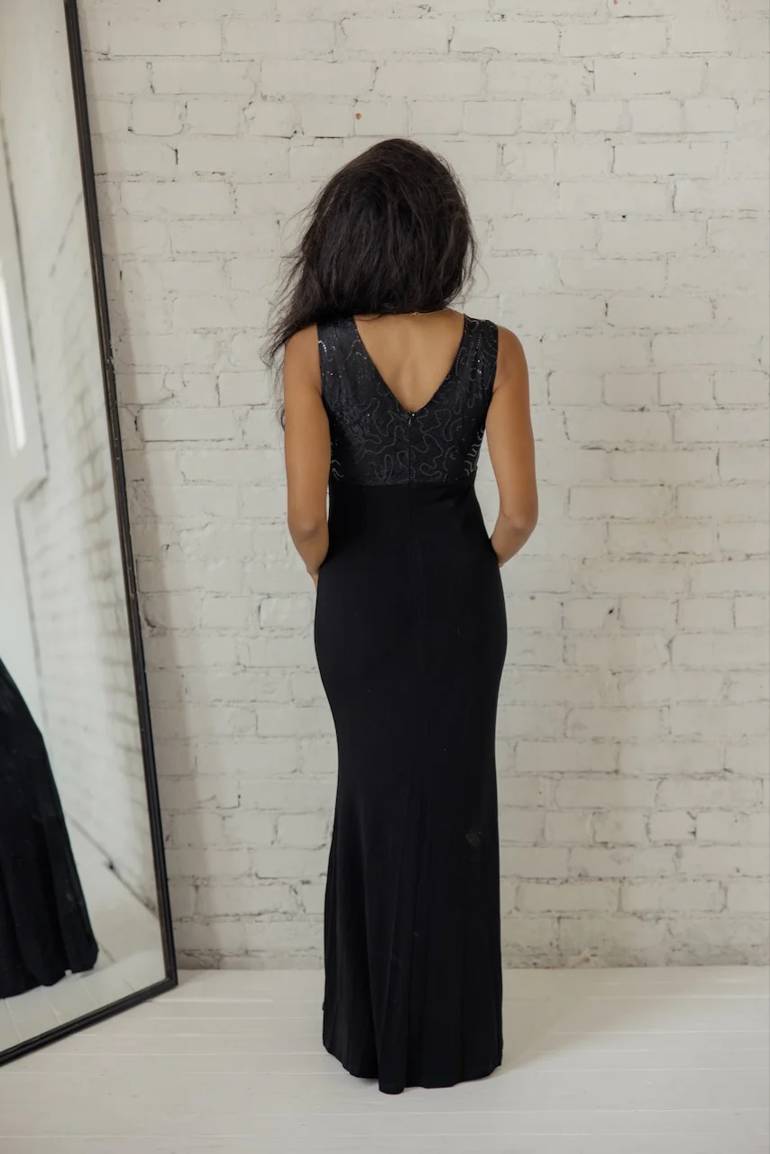 SALT Gala Timeless Sequin Detail Dress - Image 4