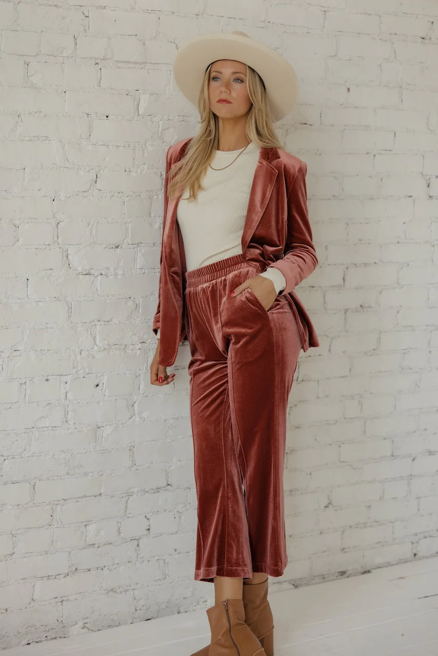 SALT Westgate Velvet Suit Pants - Image 4