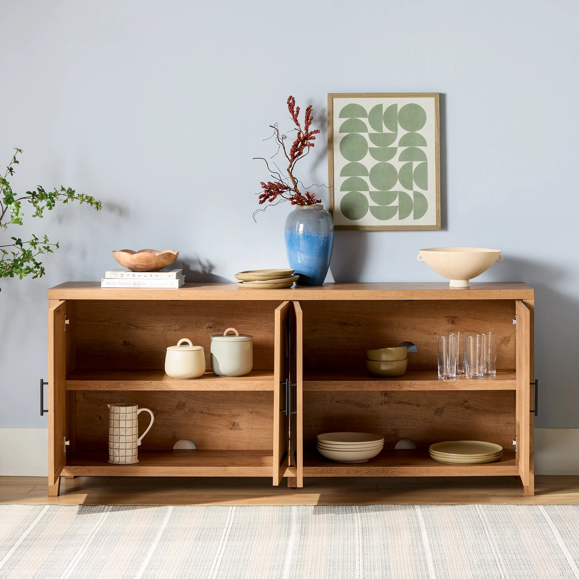Sasha 70" Modern Reeded Sideboard / TV Stand - Image 8