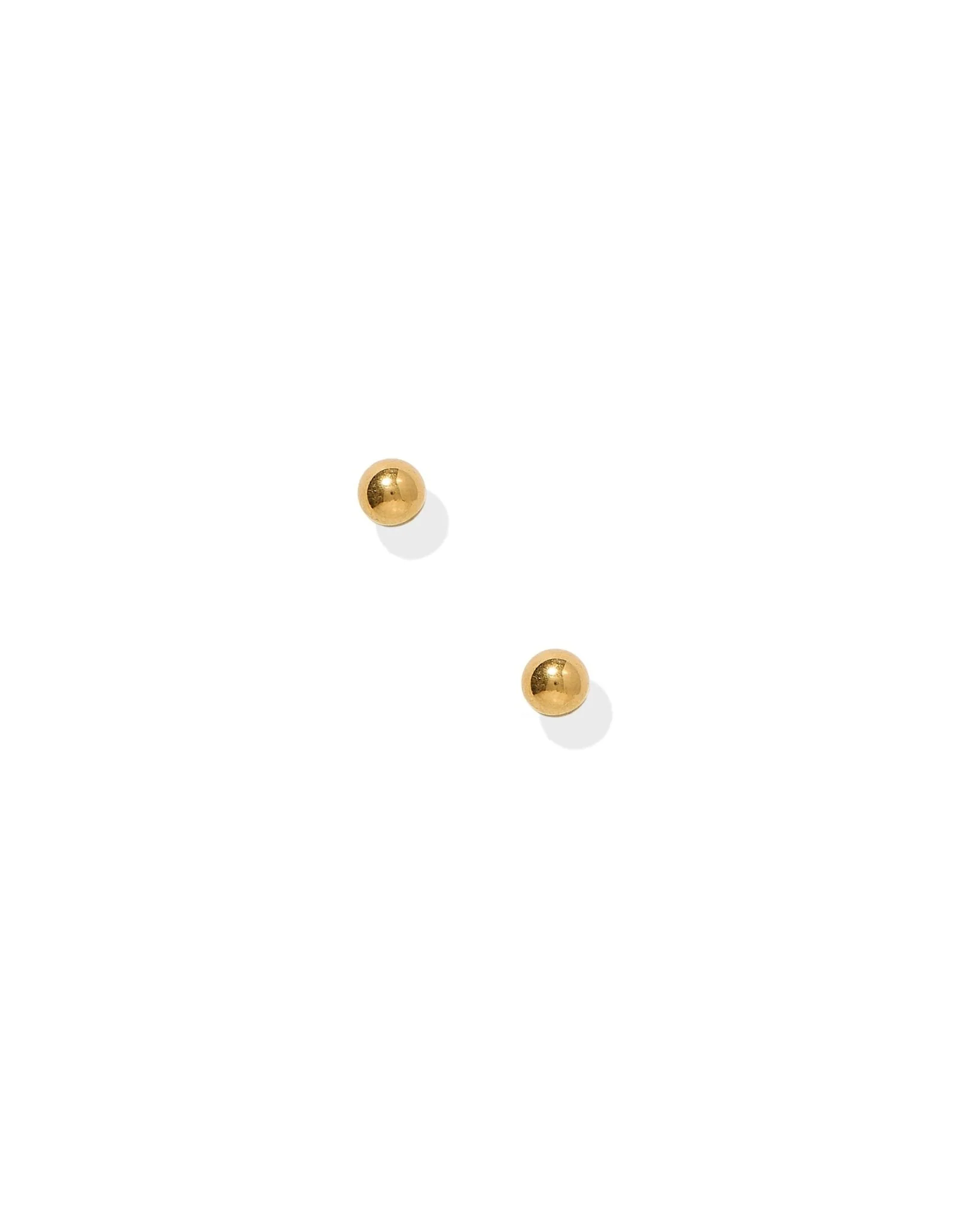 Screwback Stud Earrings - Evelyn Gold - Image 3