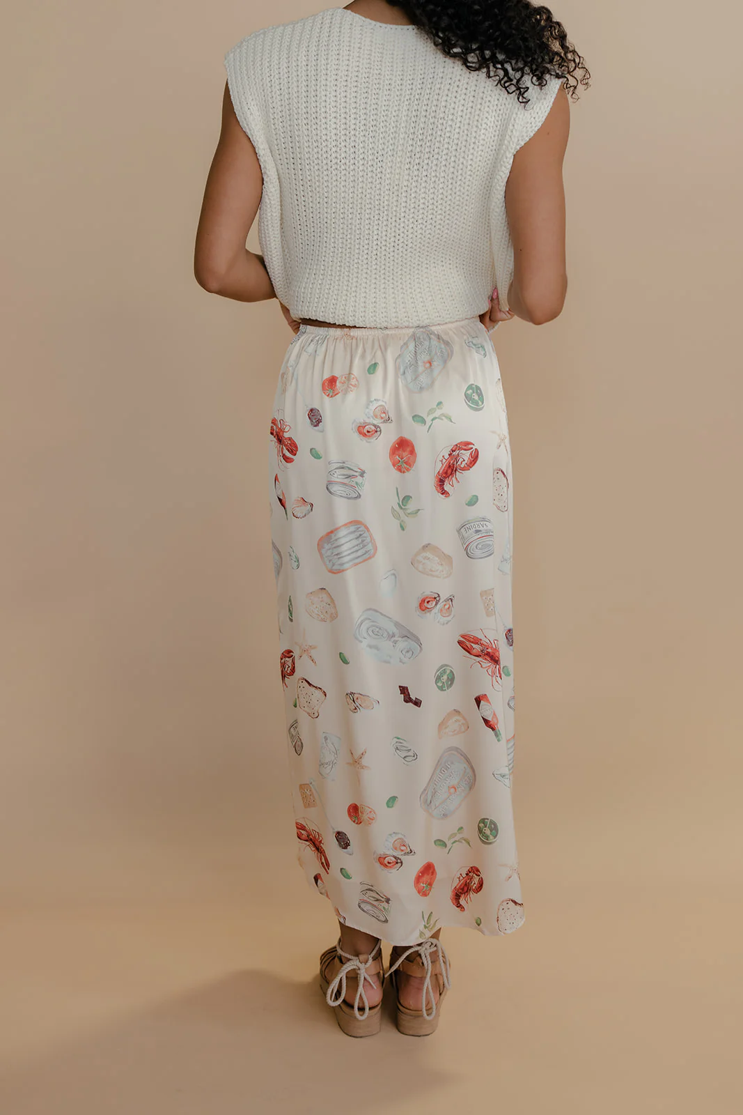 Seaside Picnic Midi Skirt - Image 3