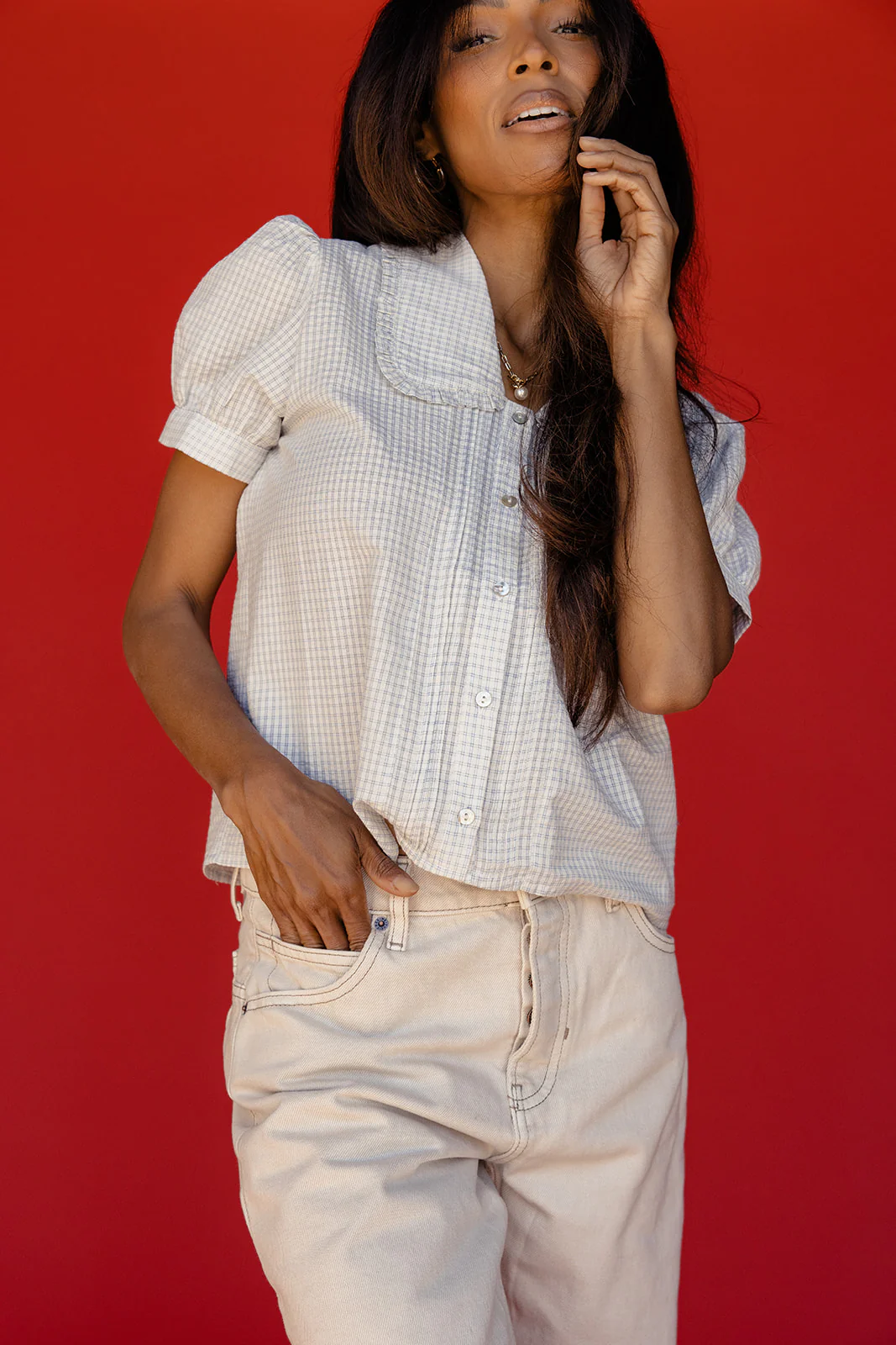 Simon Collared Blouse - Image 13