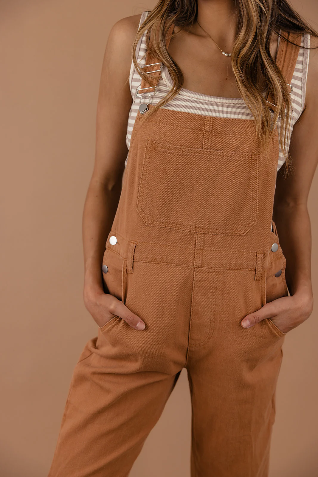 Simple Girl Denim Overalls - Image 2