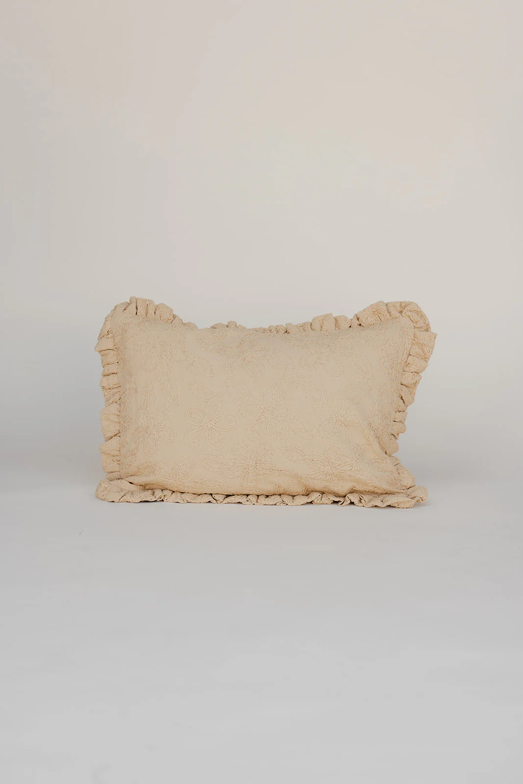 Simply Styled Hand-Embroidered Pillow