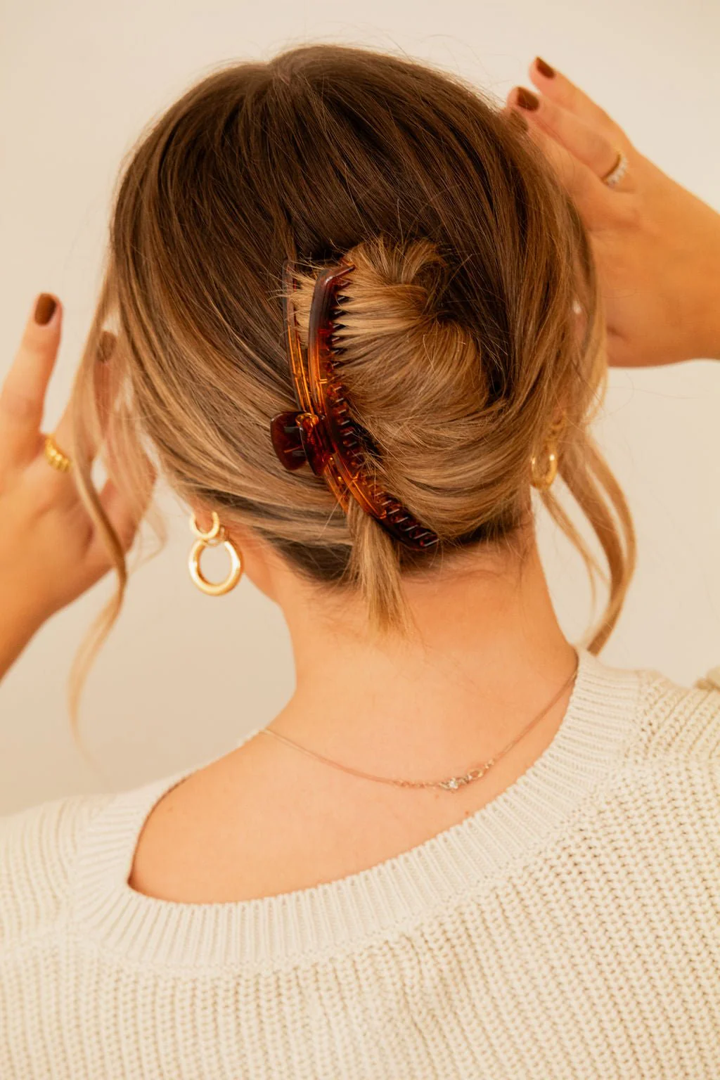 Single French Twist Claw Clip - Thick Hair - Image 24
