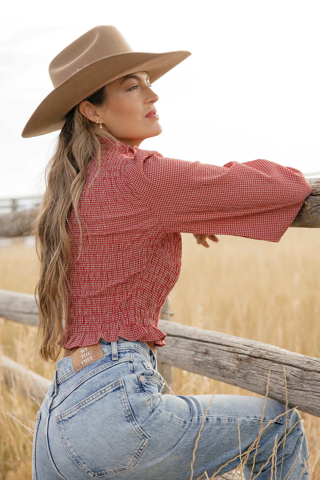 Small Town Girl Smocked Blouse - Image 7