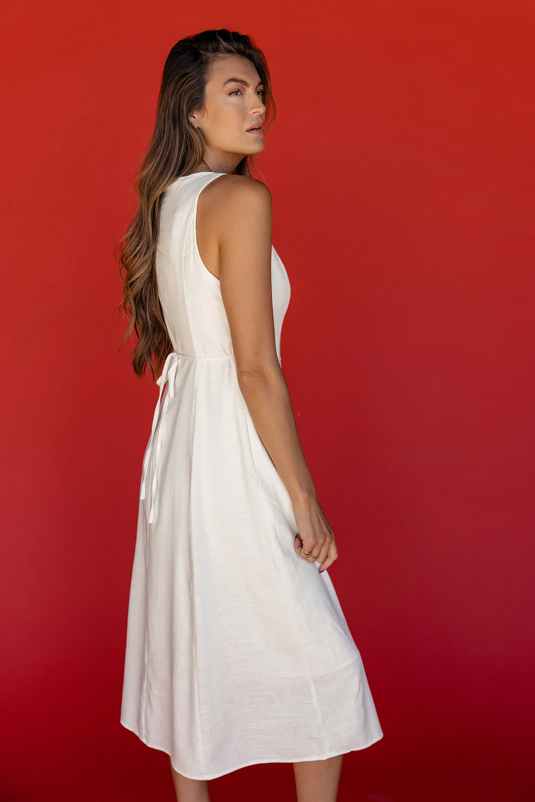 So Long London Button Dress