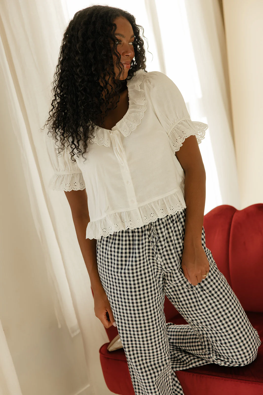 Soft Focus Ruffle Blouse - Image 5