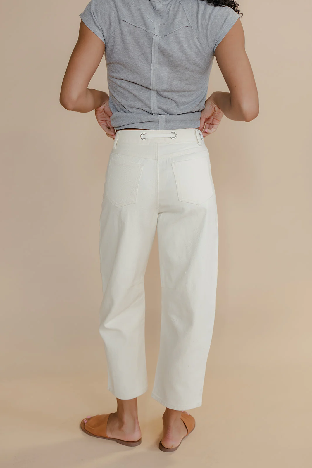 Soft Sand Barrel Jeans - Image 3