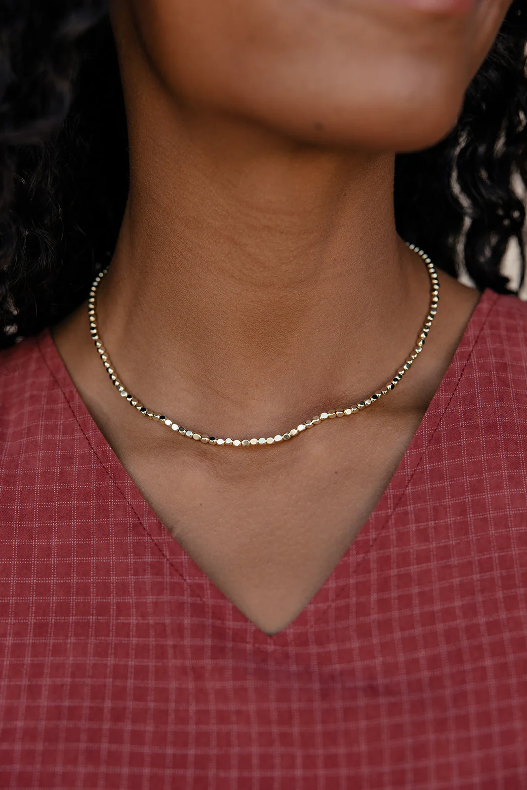 Solstice Glow Beaded Necklace